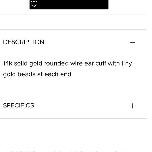 Zoe chicco gold ear cuff - Picture 3 of 6